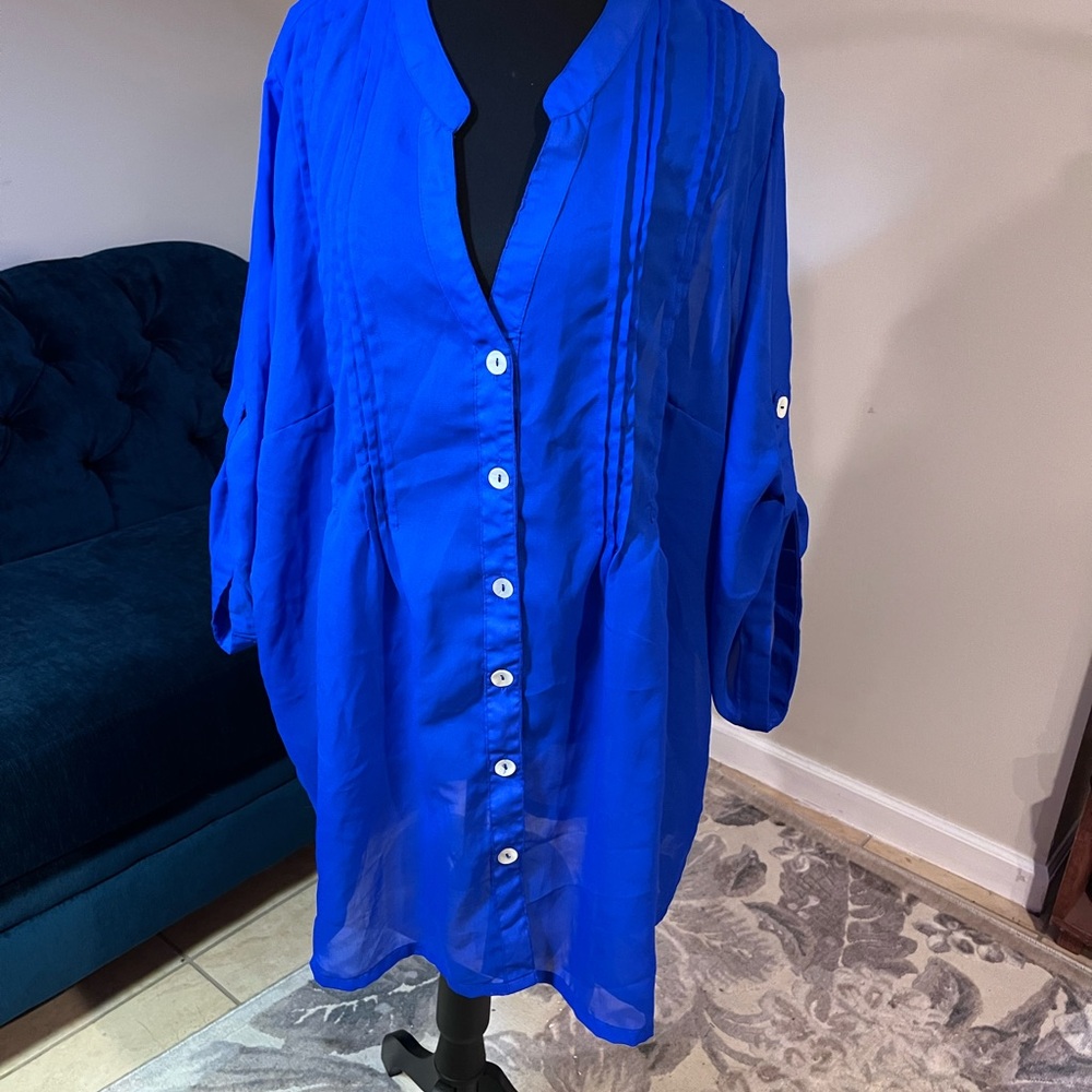 Women's Blue Blouse